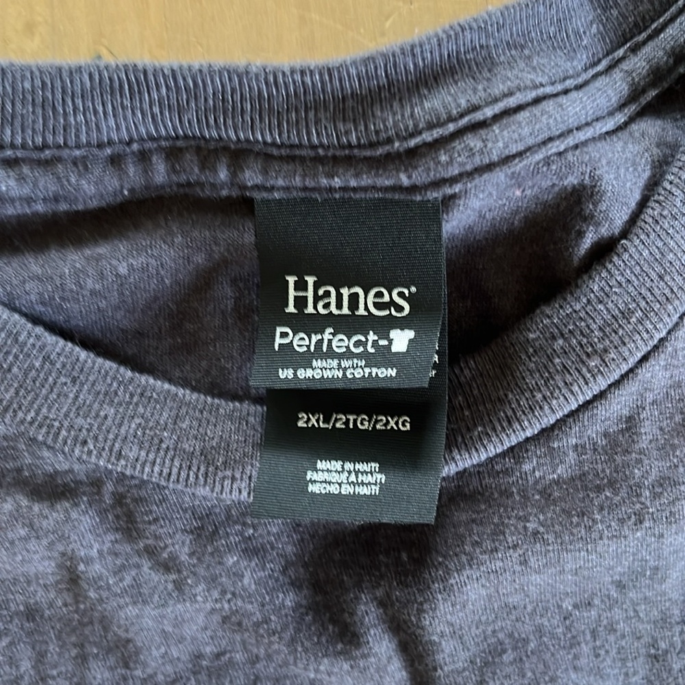 Hanes Perfect Tee in Dark Gray “Crazy Plant Lady” 2XL - Picture 2 of 6